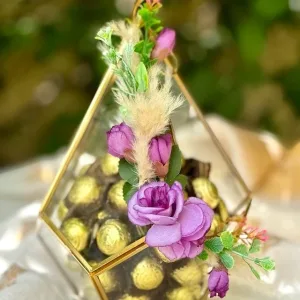 Glass Pyramid Chocolate Oasis