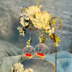 Mirror Metal Ring Platter