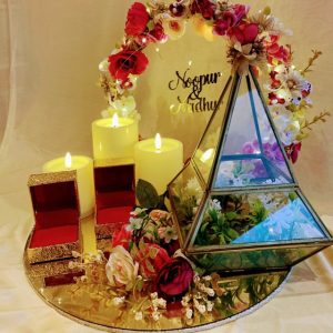 Acrylic Engagement Ring Platter