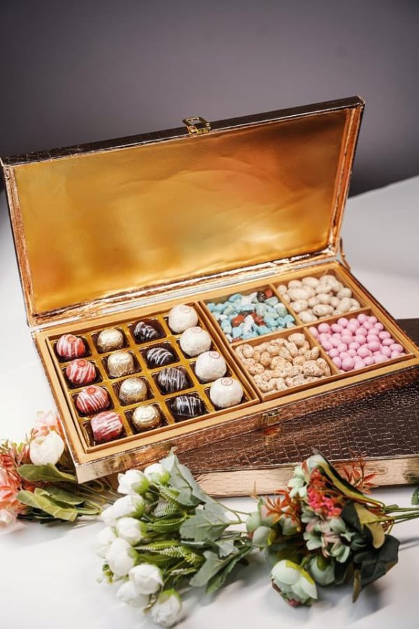 Rihas Luxe Leatherette Dry Fruit Box - Image 4