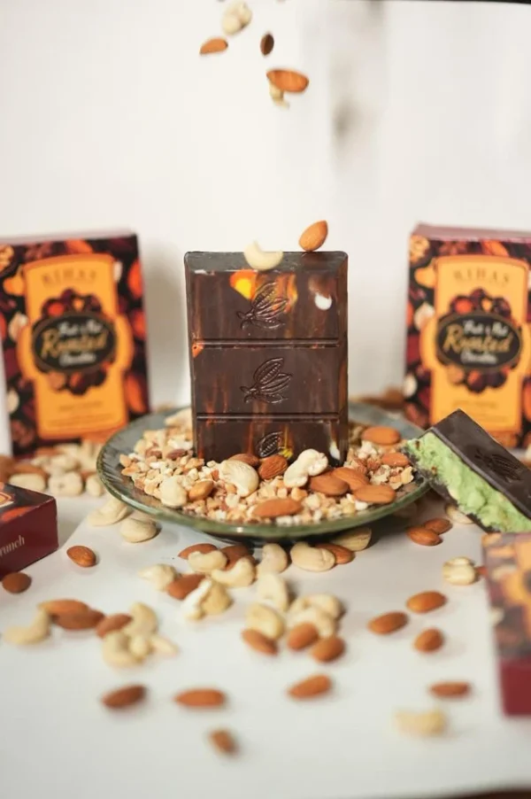 Dubai's Viral Fruit & Nut Roasted Kunafa Chocolate Bar