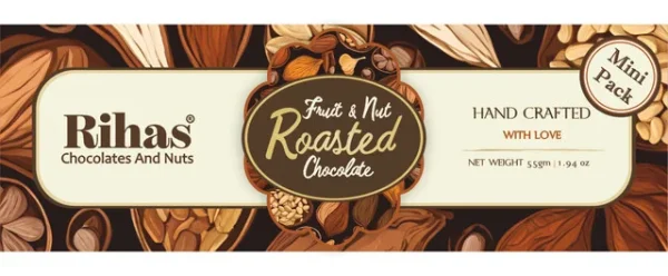 Dubai's Viral Fruit & Nut Roasted Kunafa Chocolate Bar (Mini Pack) - Image 3